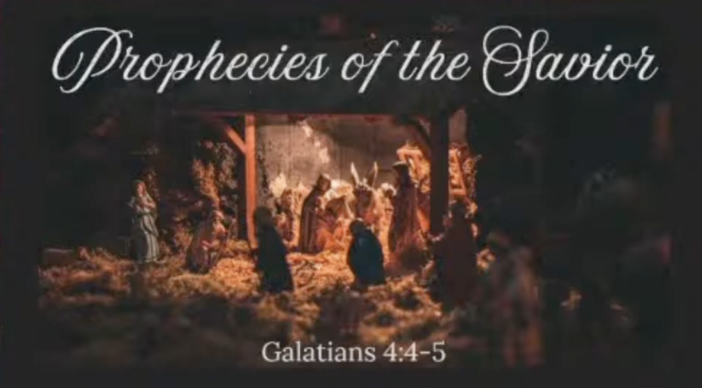 “The Prophecies of the Savior”